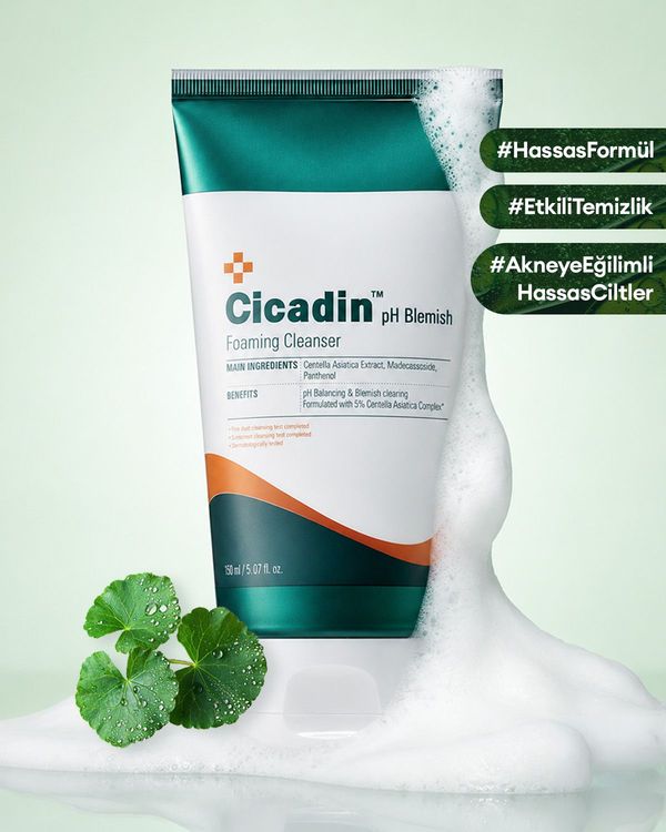 Missha Cicadin pH Blemish Foaming Cleanser
