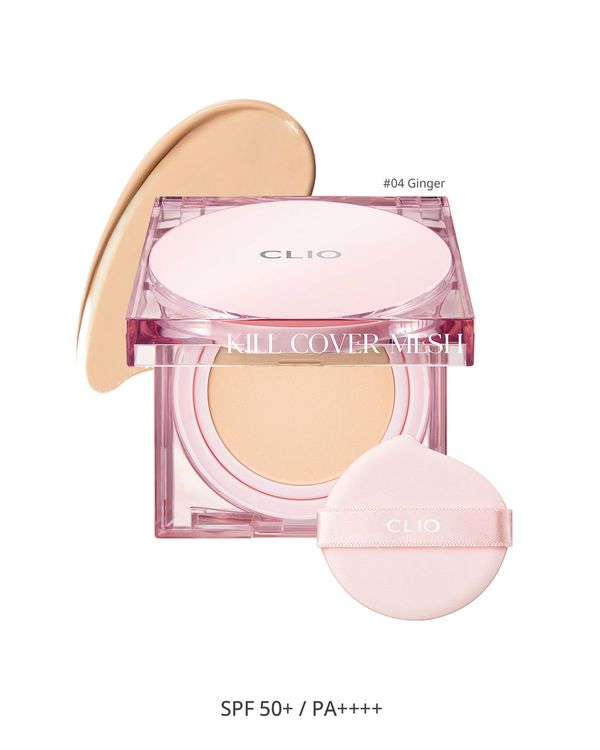 Clio Kill Cover Mesh Glow Cushion Set (4 Ginger) SPF50+ PA++++