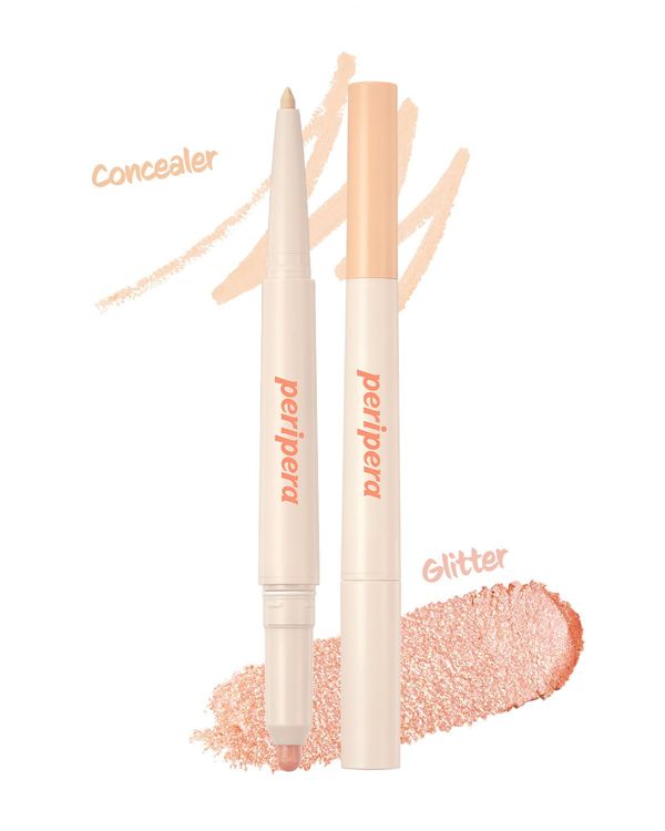 Peripera Sugar Twinkle Duo Eye Stick (#04 Sunday Coral)