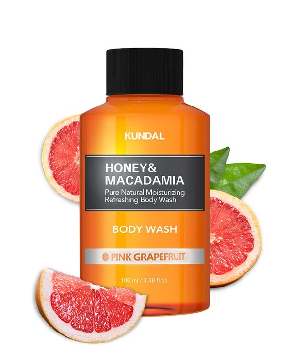Honey & Macadamia Pure Body Wash 100ml (Pink Grapefruit)