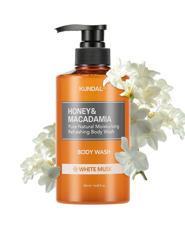 KUNDAL Honey & Macadamia Pure Body Wash (White Musk)