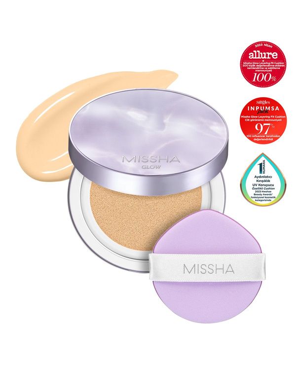 Missha Glow Layering Fit Cushion ( ) SPF50+/PA++++