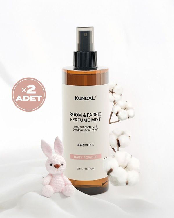 KUNDAL Room & Fabric Perfume Mist Set (Baby Powder)