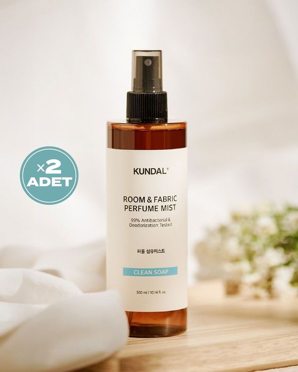 KUNDAL Room & Fabric Perfume Mist Set (Clean Soap)