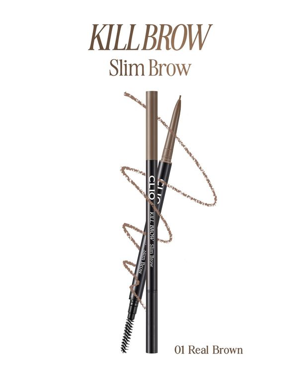 Clio Kill Brow Slim Brow (01 Real Brown)