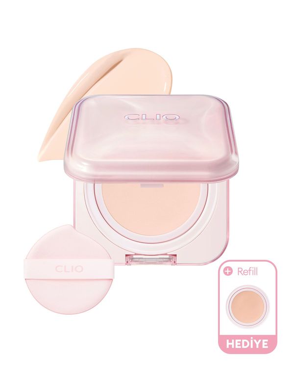 Clio Kill Cover Mesh Glow Essential Cushion Set (19C Light) SPF50+ PA++++