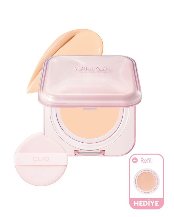 Clio Kill Cover Mesh Glow Essential Cushion Set (23N Ginger) SPF50+ PA++++