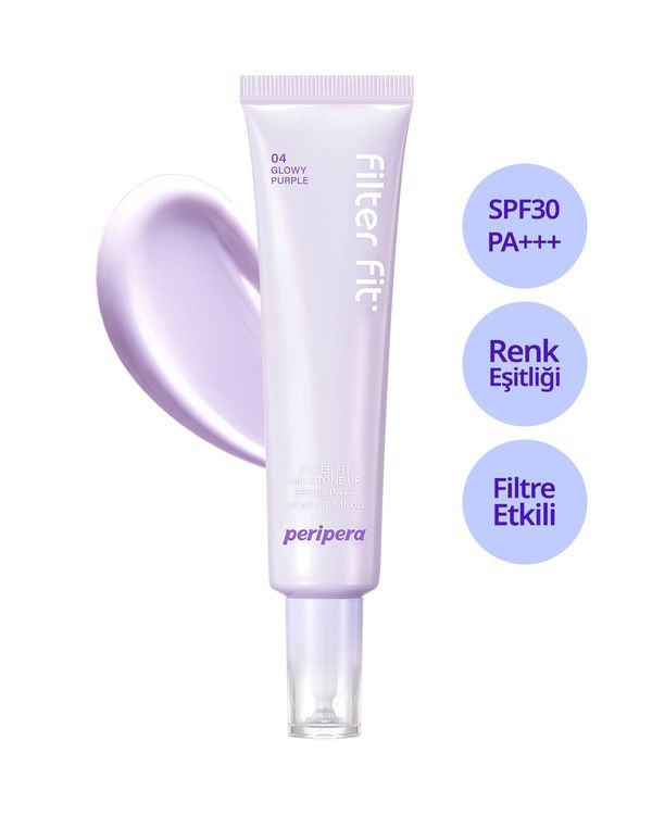 Peripera Filter Fit Milk Tone Up (004 Glowy Purple) SPF30 PA++
