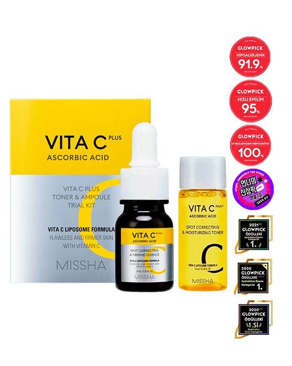 Missha Vita C Plus Trial Kit (Toner&Ampoule)