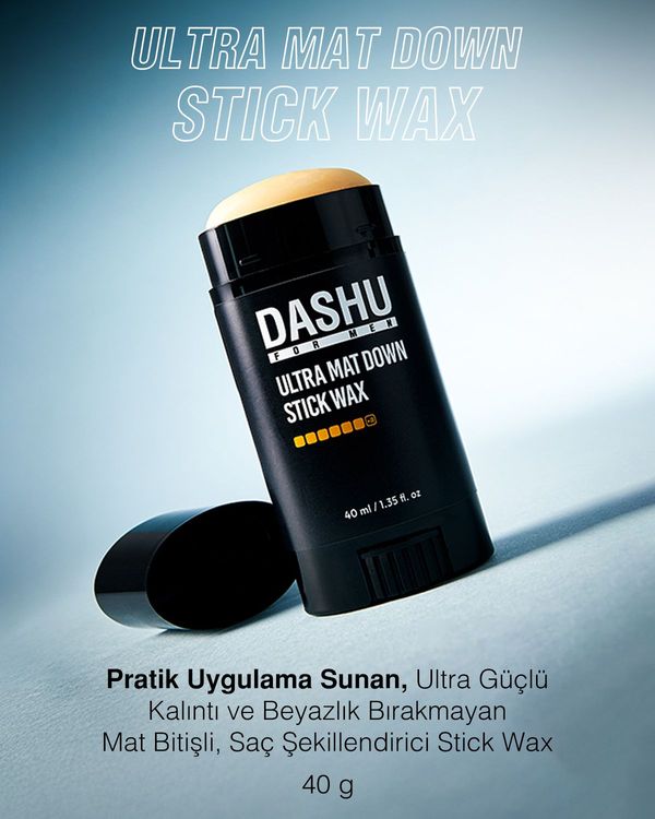 DASHU For Men Premium Ultra Mat Down Wax
