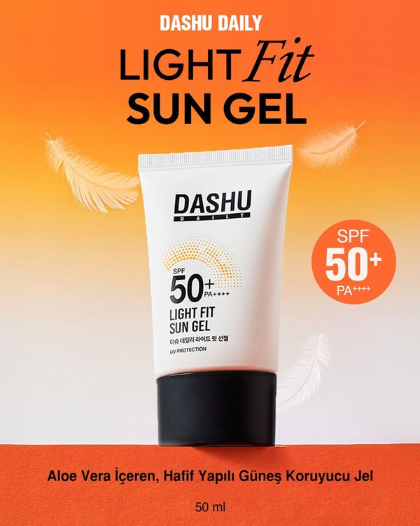 DASHU Daily Light Fit Sun Gel SPF 50+ PA ++++