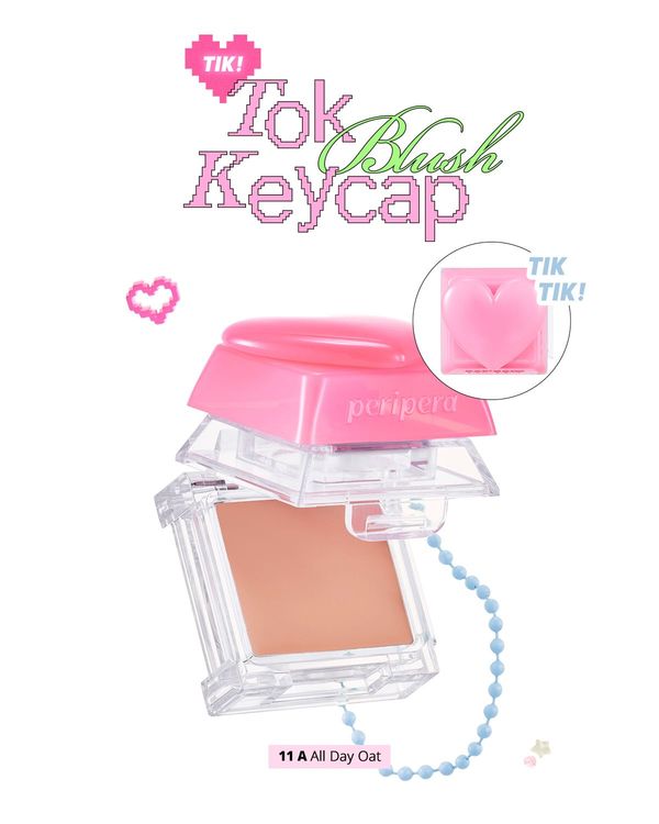 Peripera Tok Blush Keycap (11 All Day Oat)