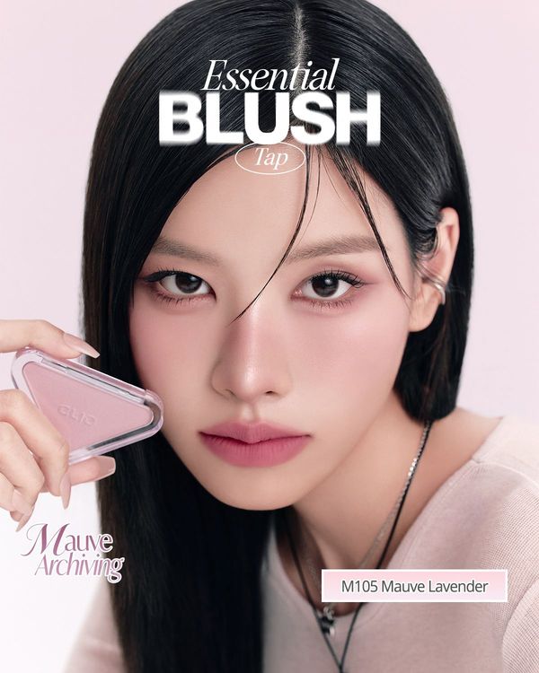 Clio Essential Blush Tap (M105 Mauve Lavender)(Mauve Archiving Collection)