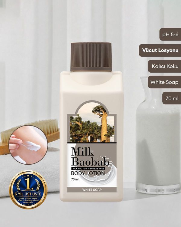 MILK BAOBAB Original Body Lotion (White Soap)