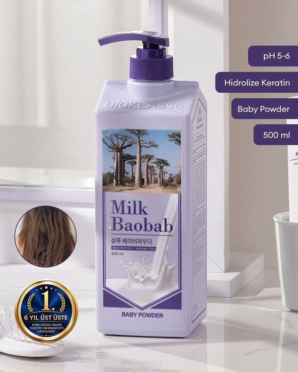 MILK BAOBAB Perfume Shampoo (Baby Powder)