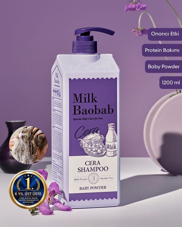 MILK BAOBAB Cera Shampoo (Baby Powder)