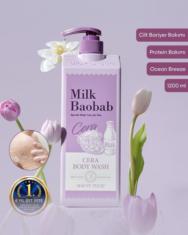 MILK BAOBAB Cera Body Wash (Mauve Tulip)