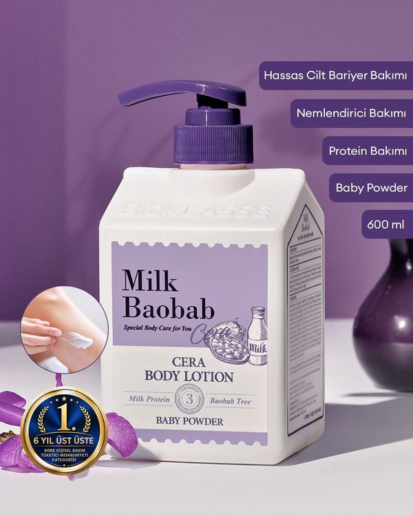 MILK BAOBAB Cera Body Lotion (Baby Powder)