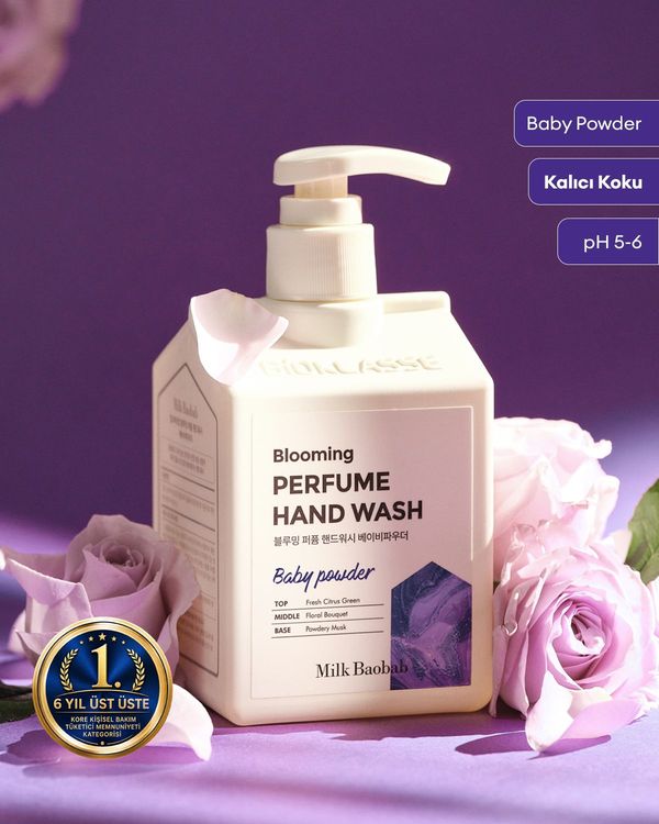 MILK BAOBAB Blooming Perfume Hand Wash (Baby Powder)