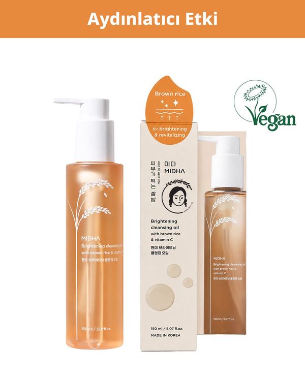 MIDHA Cleansing Oil (Brown Rice & Vitamin C)