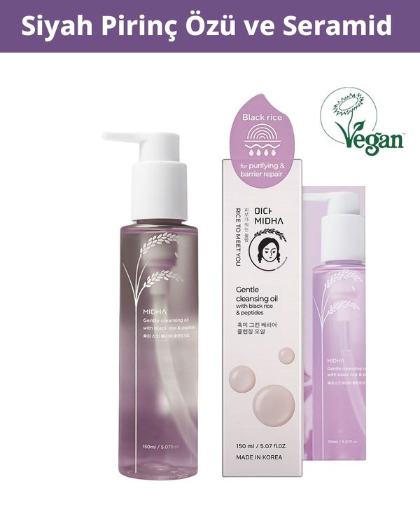 MIDHA Cleansing Oil (Black Rice & Peptides)