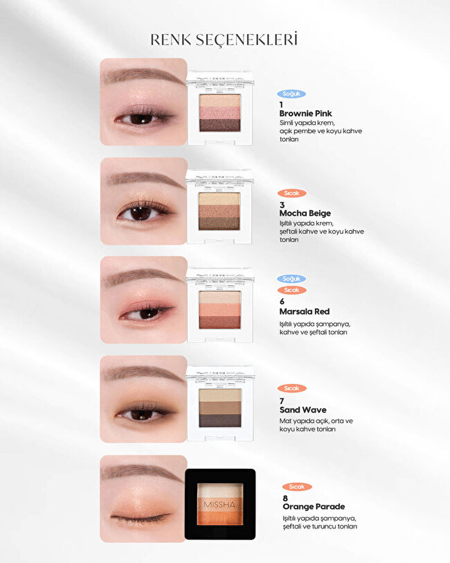 MISSHA Triple Shadow (06 Marsala Red) | MCLUB