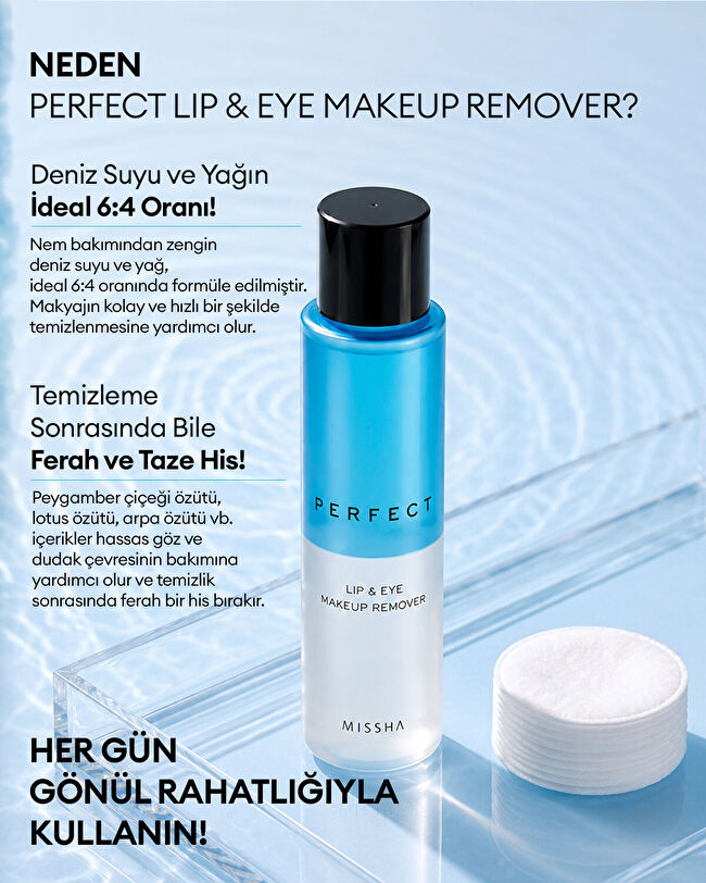 MISSHA Perfect Lip & Eye Make Up Remover | MCLUB
