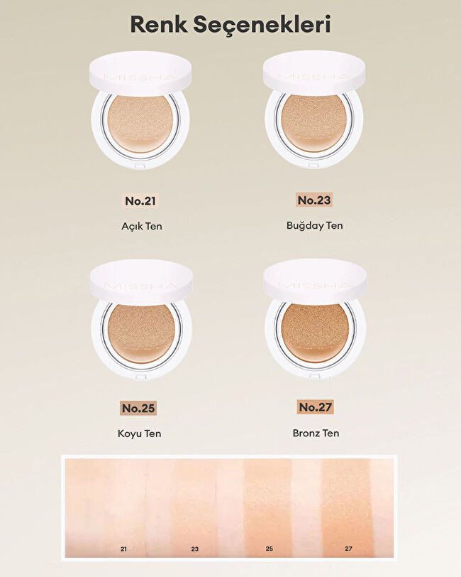 MISSHA Magic Cushion Cover Lasting SPF50+/PA+++ (No.21) | MCLUB