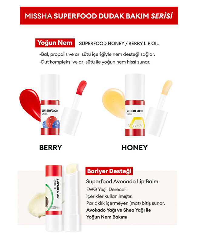 MISSHA Superfood Lip Oil Honey | MCLUB