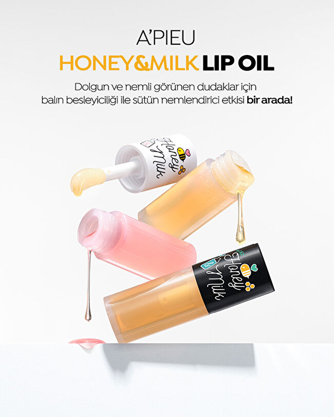 APIEU Honey & Milk Lip Oil | MCLUB