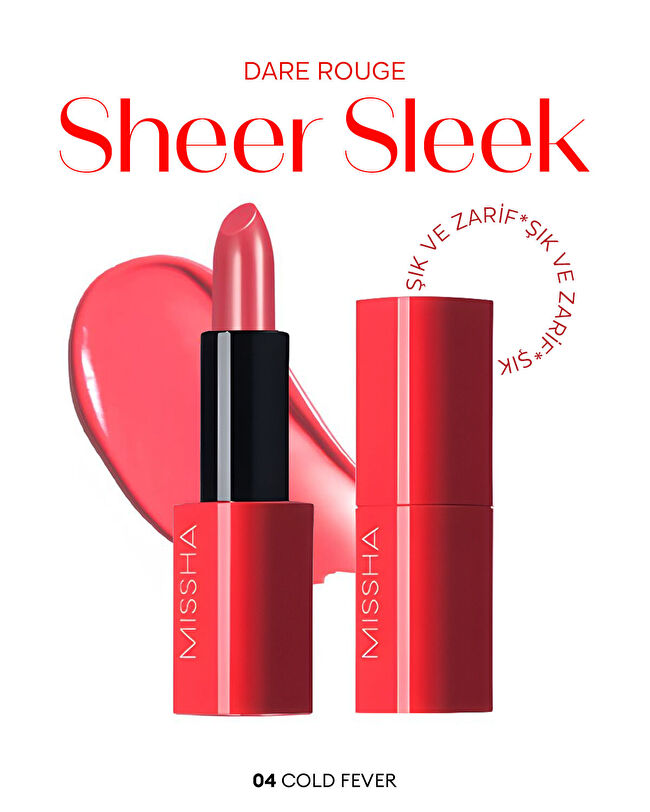 MISSHA Dare Rouge Sheer Sleek (04 Cold Fever) | MCLUB