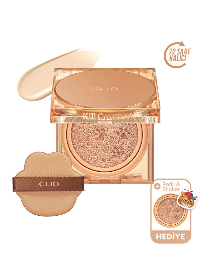 CLIO Kill Cover The New Founwear Cushion Set (3 Linen) SPF50+ | MCLUB
