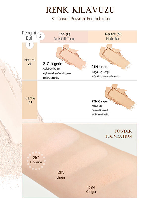 CLIO Kill Cover Powder Foundation (21C Lingerie) | MCLUB