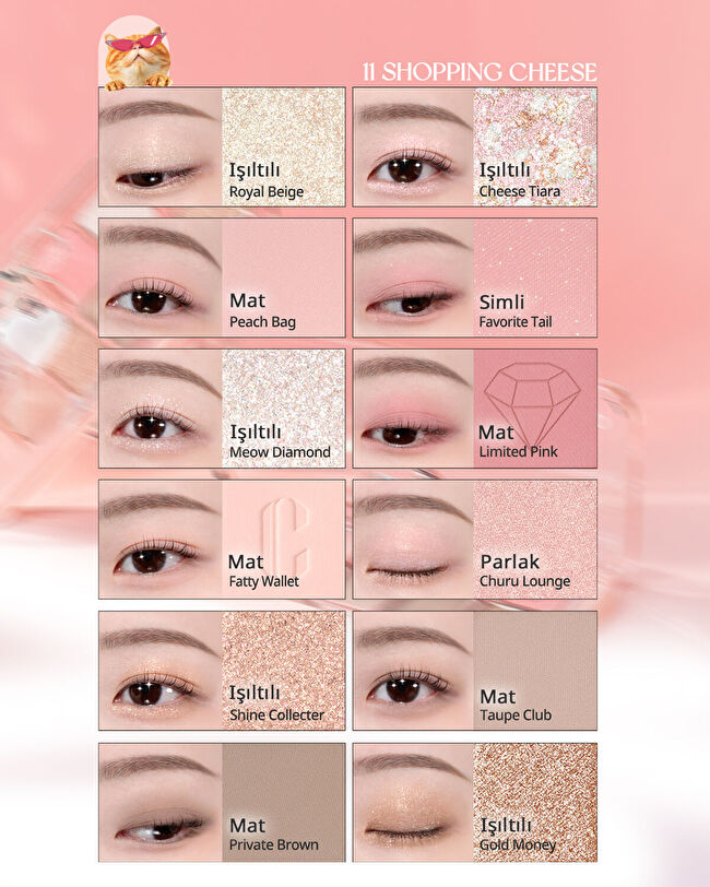 CLIO Pro Eye Palette Air (11 Shopping Cheese) (Luxury Koshort) | MCLUB