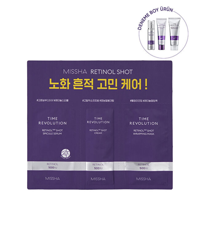 MISSHA Time Revolution Retinol Sample Film (3Adet) | MCLUB