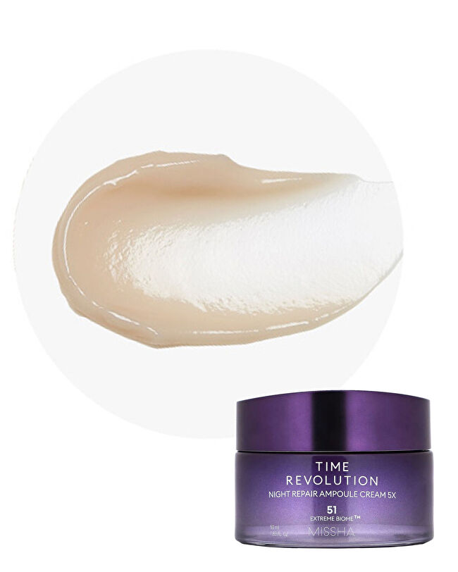 MISSHA Time Revolution Night Repair Cream&Ampoule Mask Duo Set | MCLUB