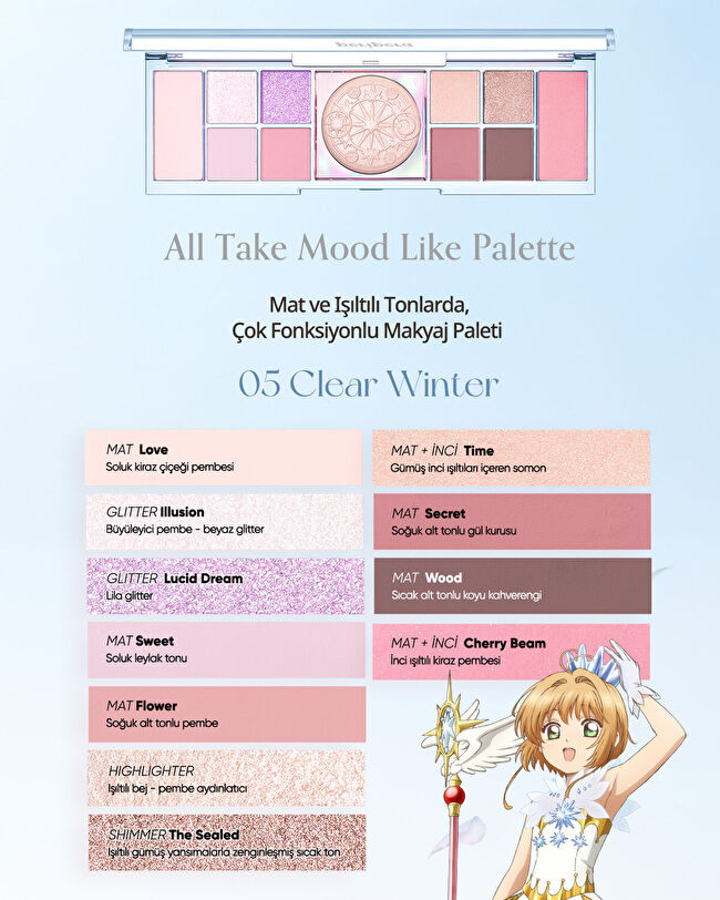 PERIPERA All Take Mood Like Palette (#05 Clear Winter) | MCLUB