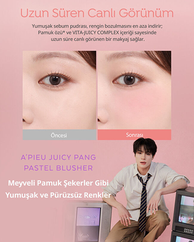 A'PIEU JUICY-PANG PASTEL BLUSHER PK09 MAUVE COTTON