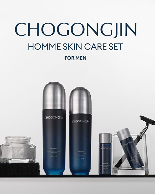 ゴンジンヒャン：君 紫陽 メンズ ベーシックスキンケアセット / 保湿 CHOGONGJIN Homme Skin Care Set | MCLUB