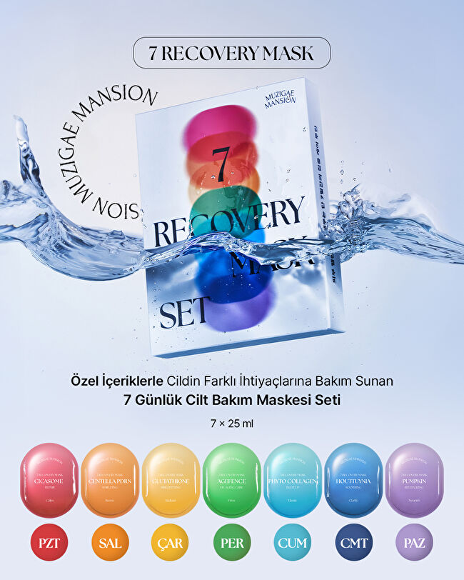 MUZIGAE MANSION 7 Recovery Maskpack Set | MCLUB