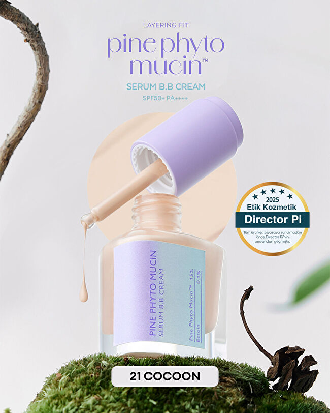 LAYERING FIT PINE PHYTO MUCIN SERUM BB CREAM COCOON