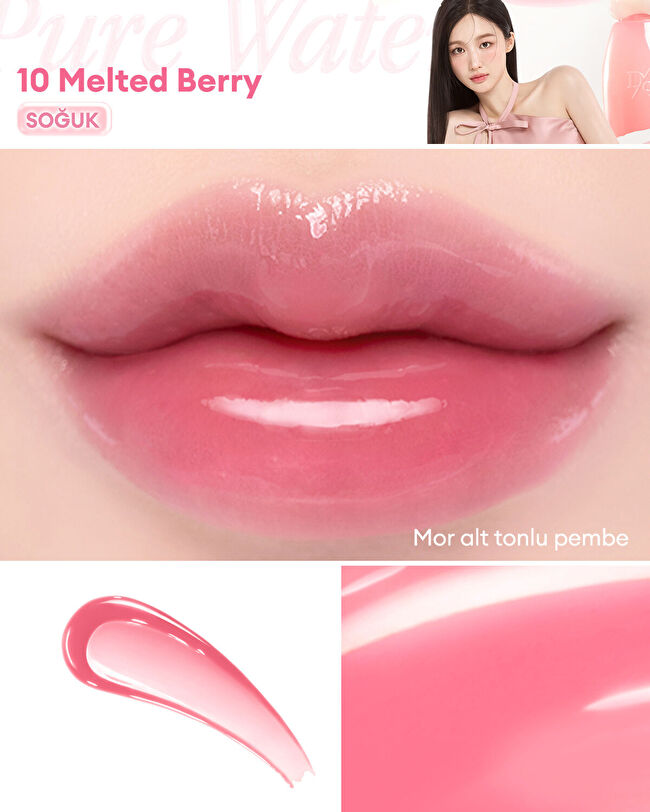 DASIQUE Pure Water Lip Gloss (10 Melted Berry) | MCLUB