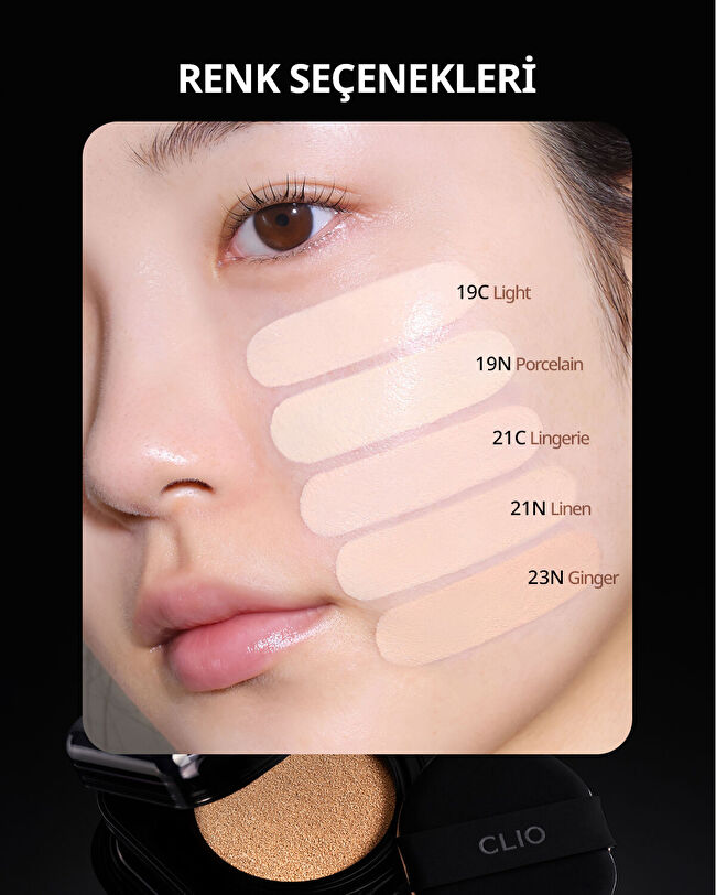CLIO Kill Cover Founwear Cushion Set (21N Linen) SPF40 PA++ | MCLUB CLIO Kill Cover Founwear Cushion Set (21N Linen) SPF40 PA++ | MCLUB