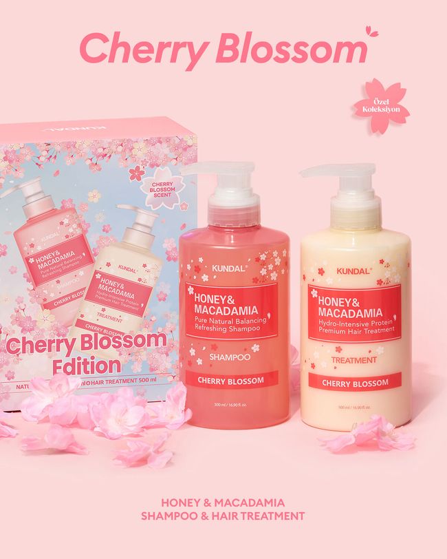 KUNDAL Honey & Macadamia Nature Shampoo + Treatment - Cherry