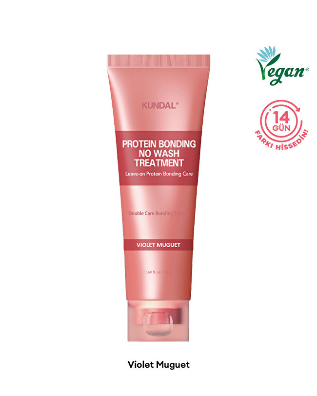 KUNDAL Protein Bonding No Wash Treatment 50ml (Violet Muquet) | MCLUB
