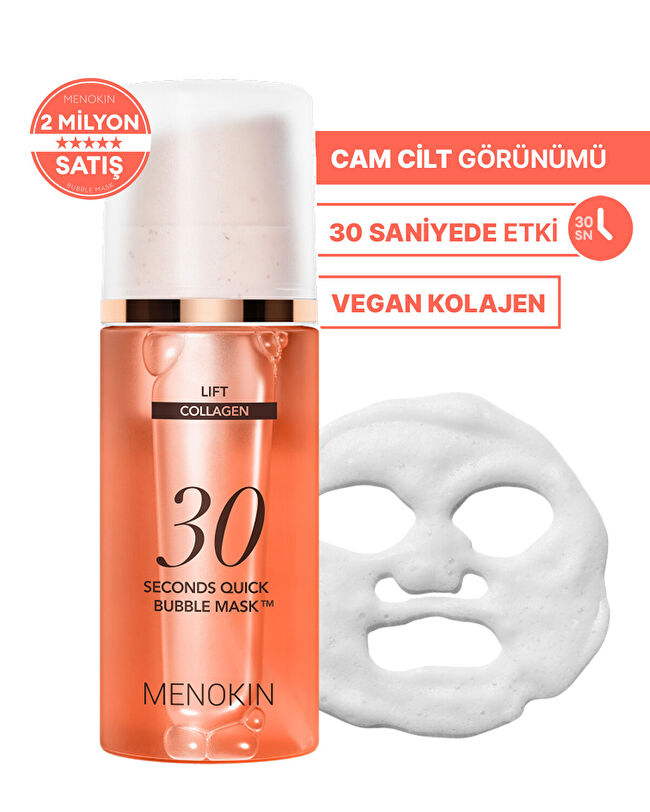 MENOKIN 30 Seconds Quick Bubble Mask (Lift) | MCLUB