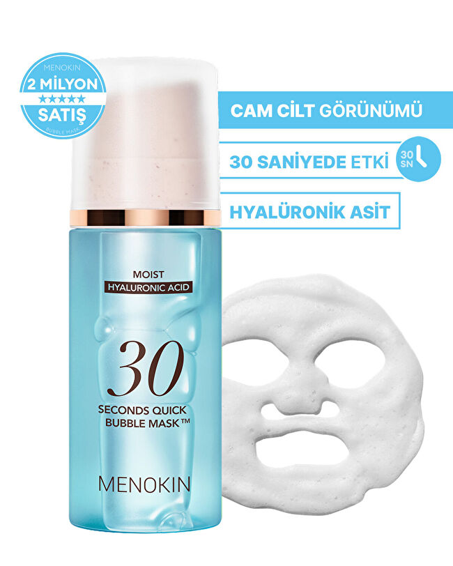 MENOKIN 30 Seconds Quick Bubble Mask (Moist) | MCLUB