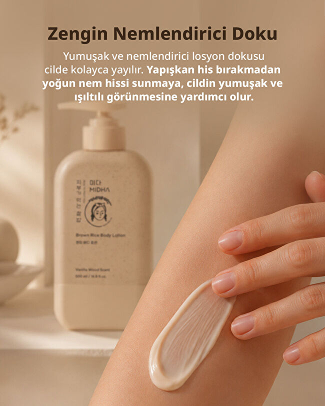 MIDHA Brown Rice Body Lotion | MCLUB