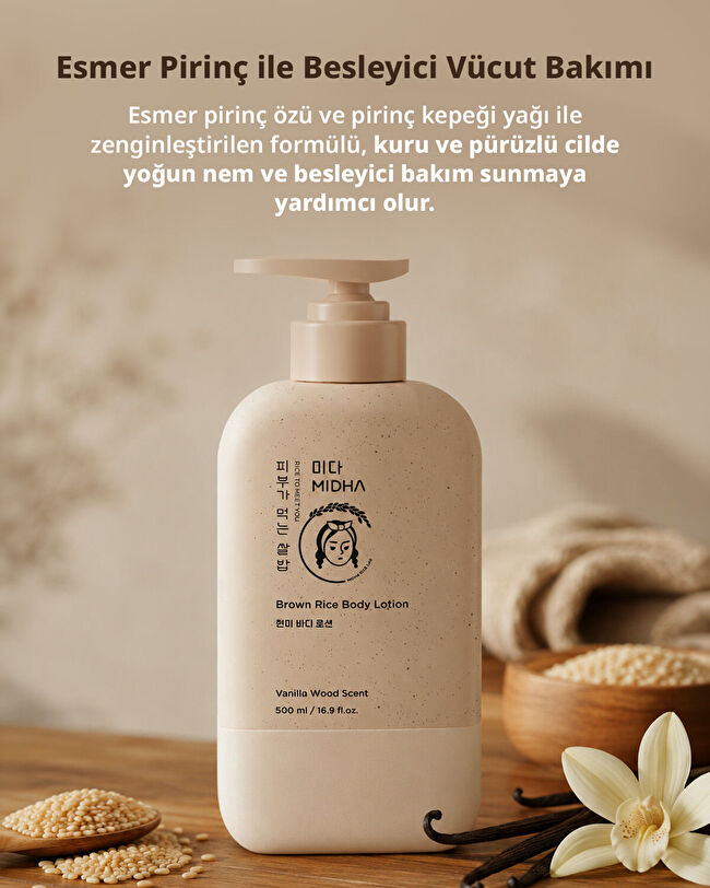 MIDHA Brown Rice Body Lotion | MCLUB