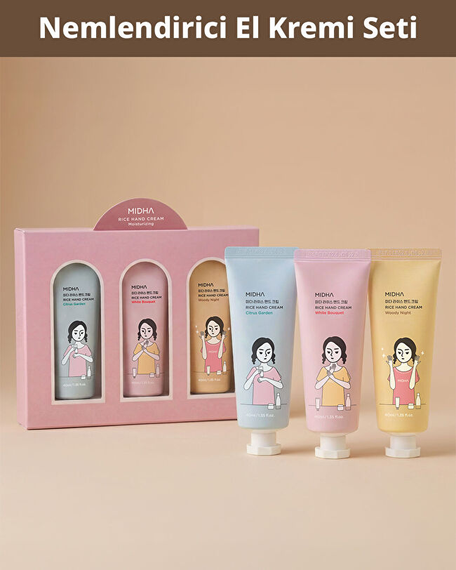 MIDHA Rice Hand Cream Set | MCLUB